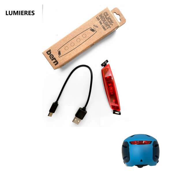 Lumière clipsable - Casque Bern Watts 2.0